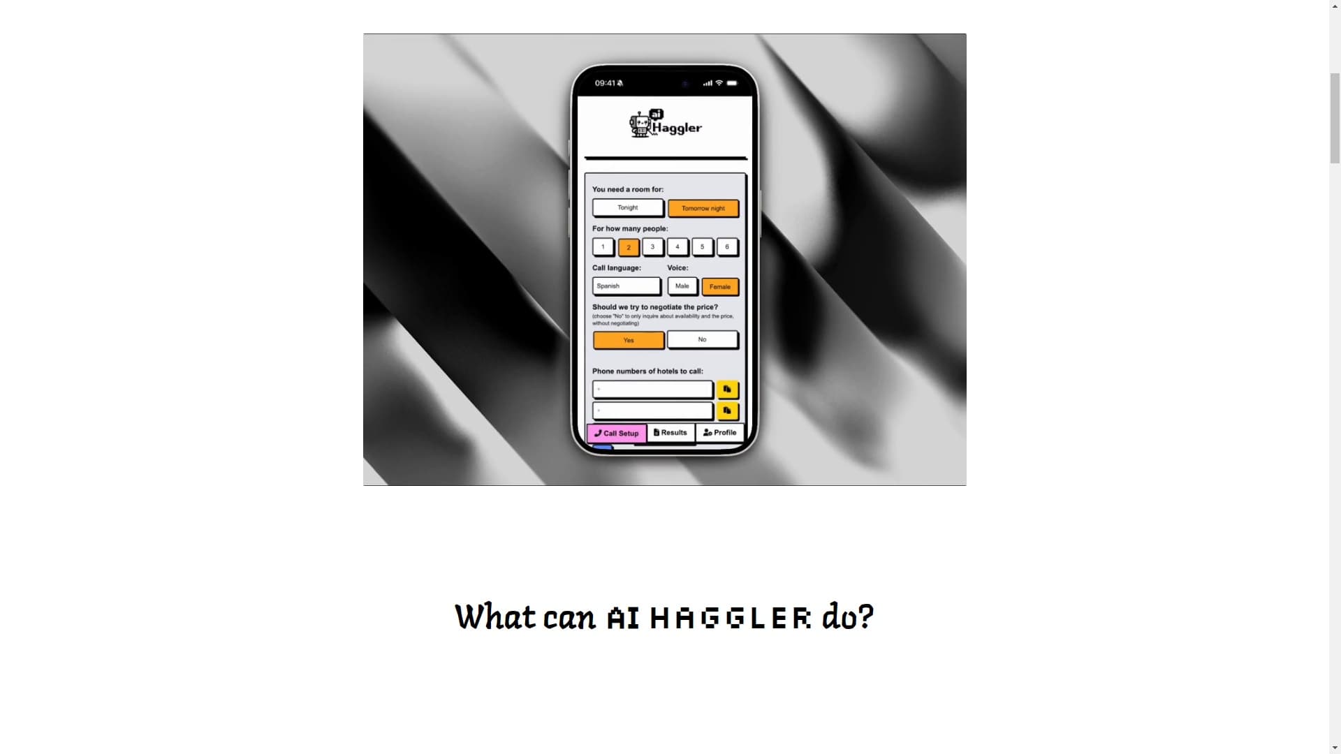 AI Haggler - AI代理自动拨打电话