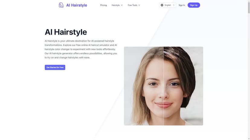 AI Hairstyle - AI Hairstyle是一个提供人工智能发型生成和颜色变换的在线工具，用户可以轻松预览个性化造型。