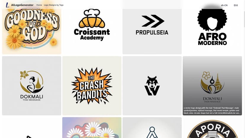Logo Generator AI - Logo Generator AI是一款基于人工智能技术的免费在线logo生成器，帮助用户快速、简单地创建适用于不同行业和领域的专业标识。无需设计经验，只需要提供一些基本信息即可自动生成高质量的logo。