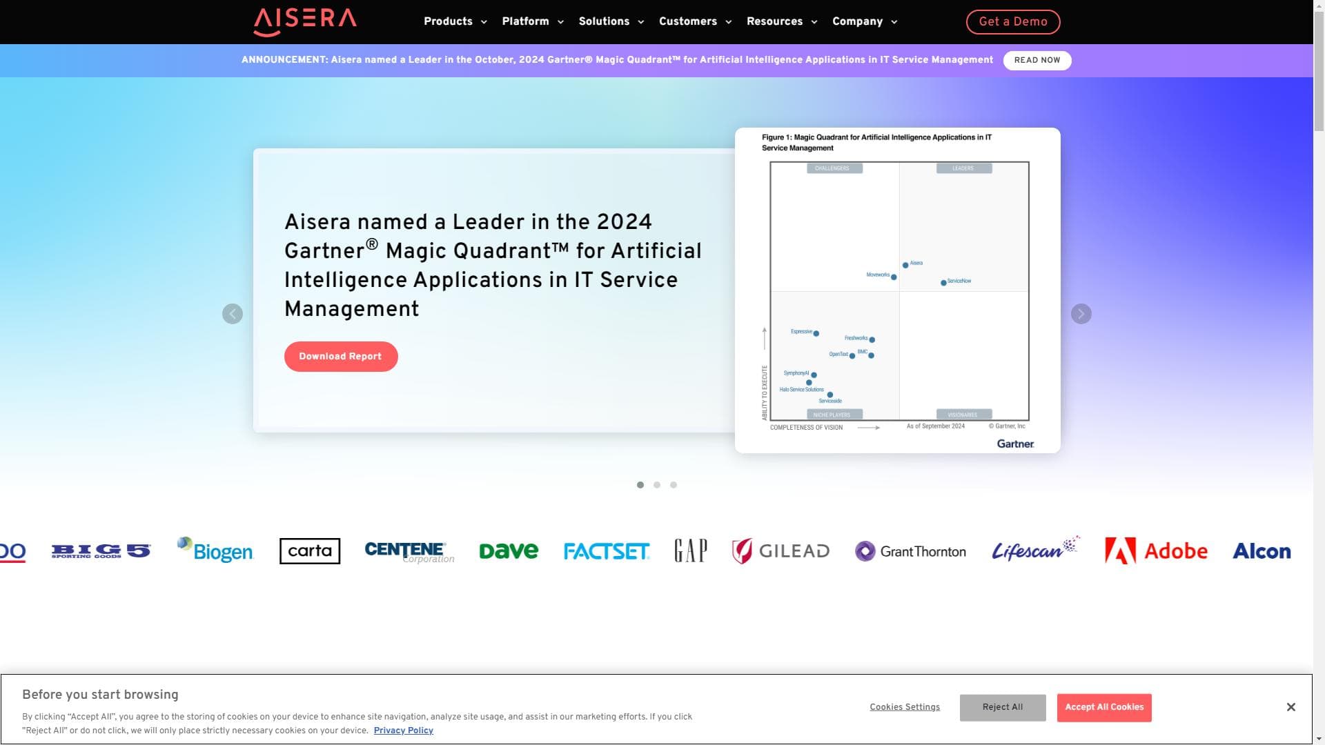 Aisera：Agentic AI Copilot助手帮助企业加速业务增长、提高效率和降低成本。