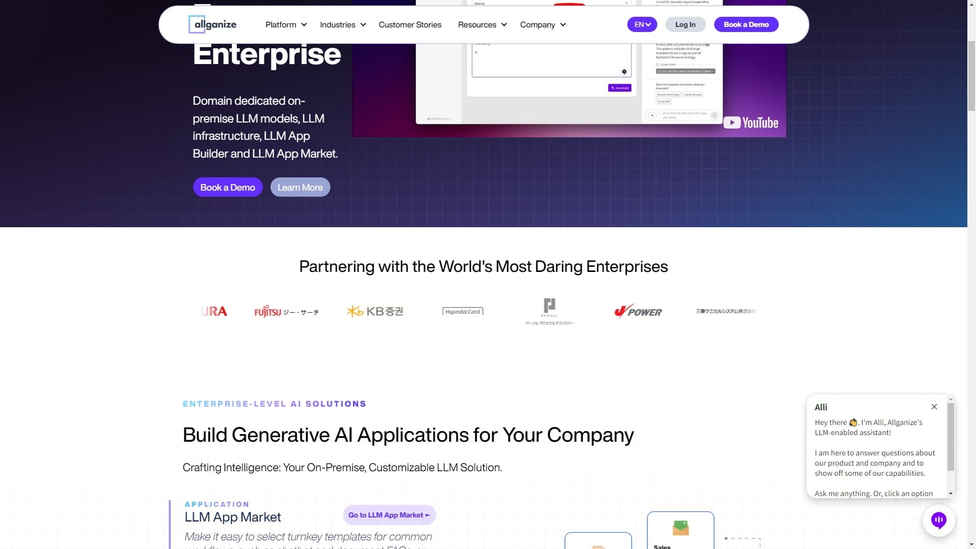 Allganize Inc. | Leading LLM Enabler for Enterprise AI Solutions