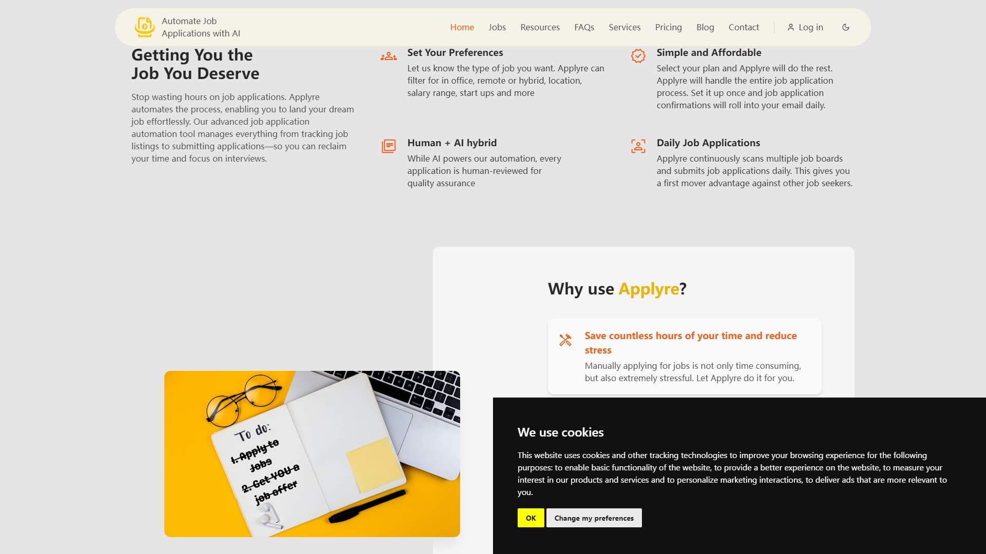 自动化求职——使用Applyre AI简化求职流程。