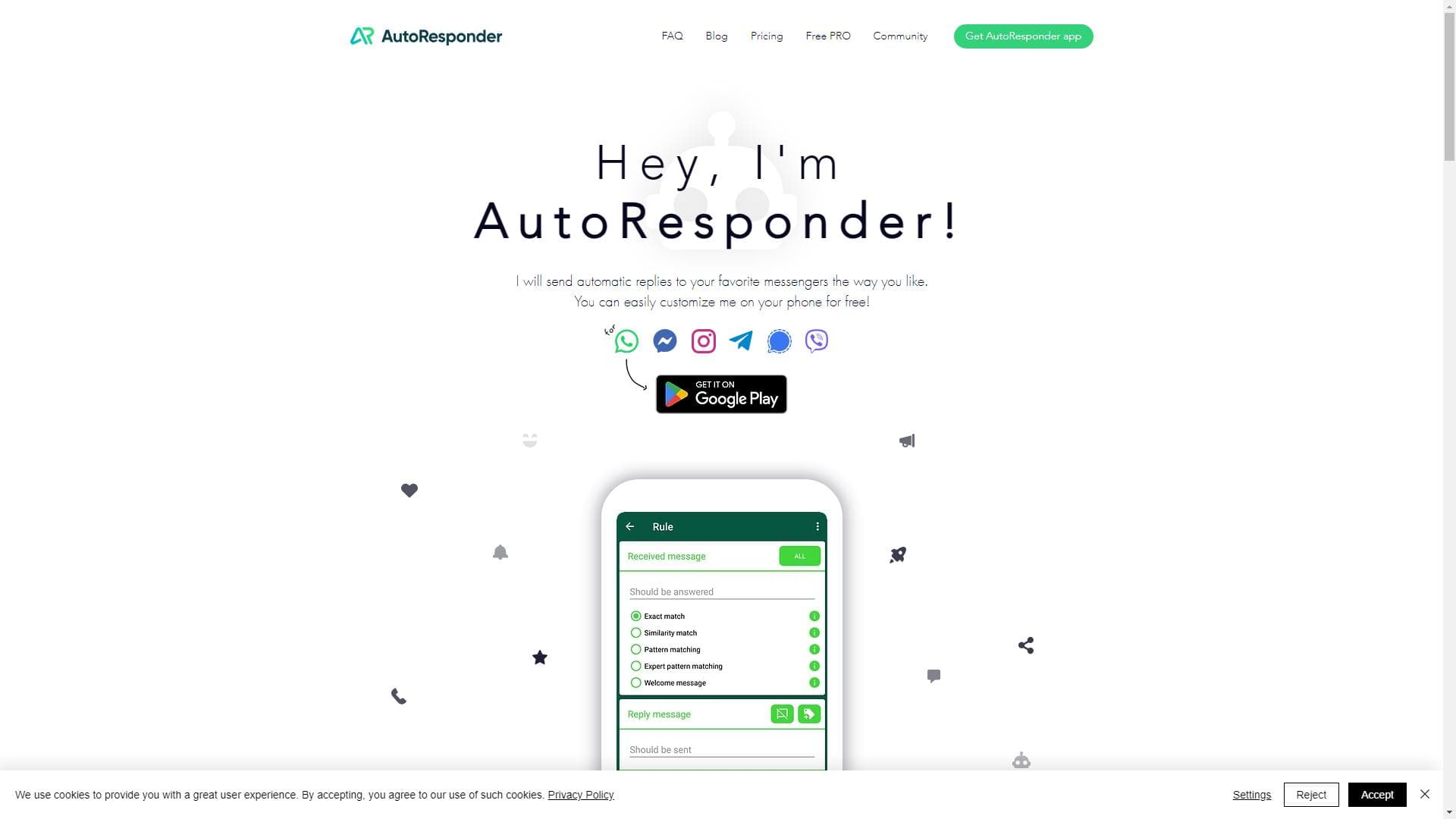 AutoResponder.ai - 自动回复机器人