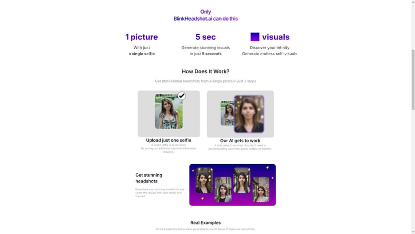 AI-Powered Business Headshots - 使用我们的超现实AI摄影技术来捕捉最具吸引力的、专业化的自我形象。