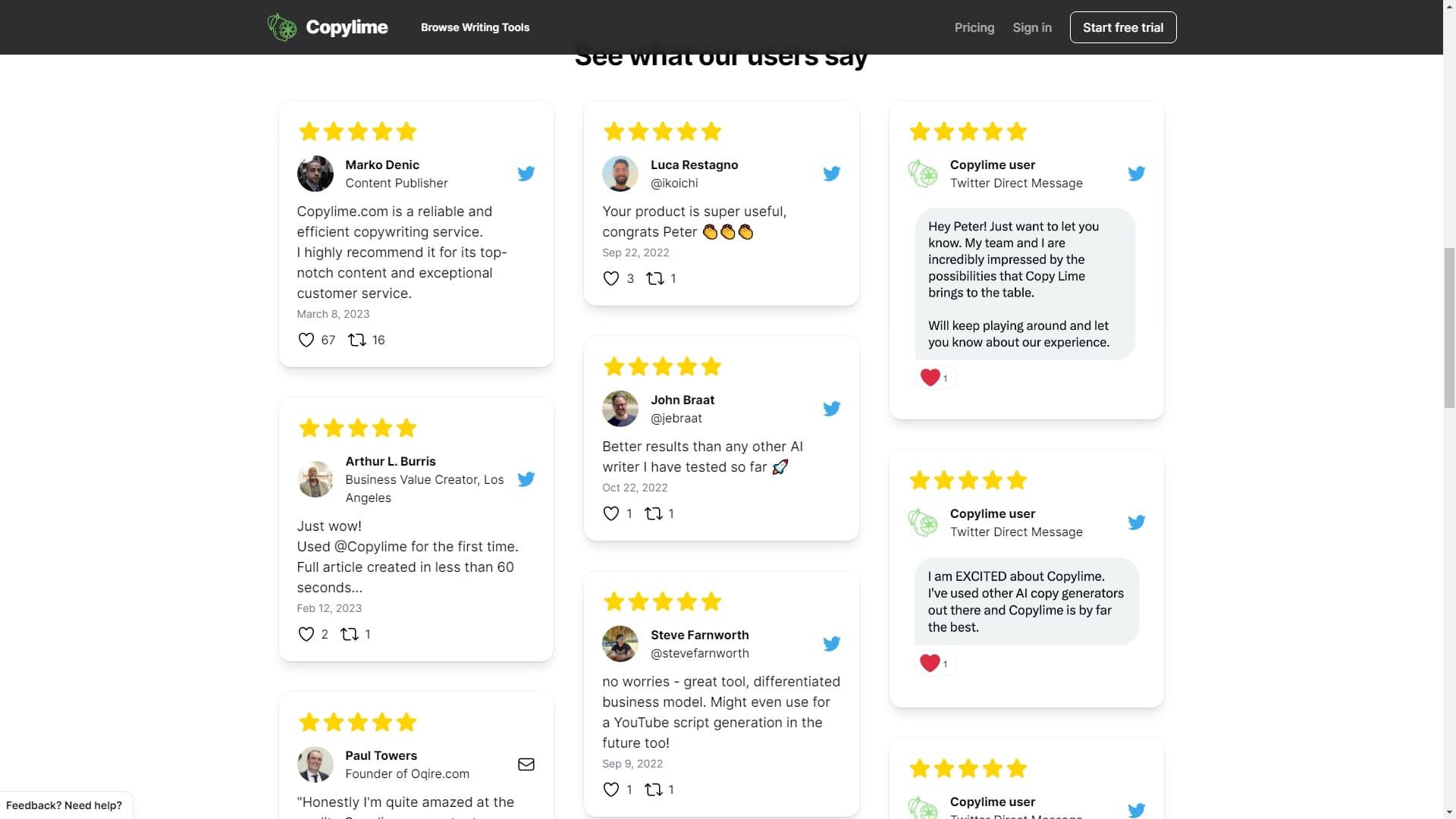 Write your blog articles, books, essays and more with Smart AI • Copylime