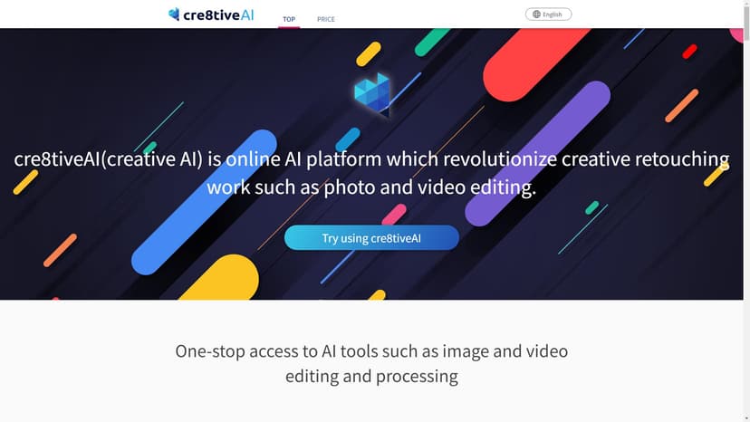 Cre8tiveAI - 自动图像处理神器，秒速实现润色、增强和优化。