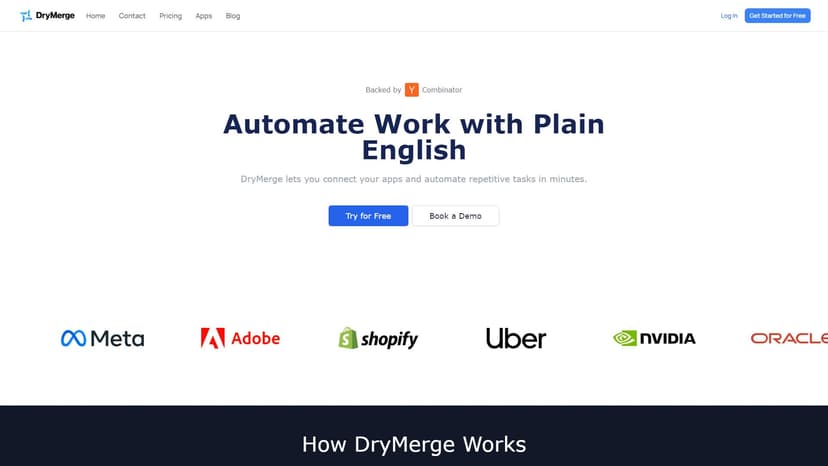 DryMerge - 快速连接应用，自动化繁琐工作，节省时间。