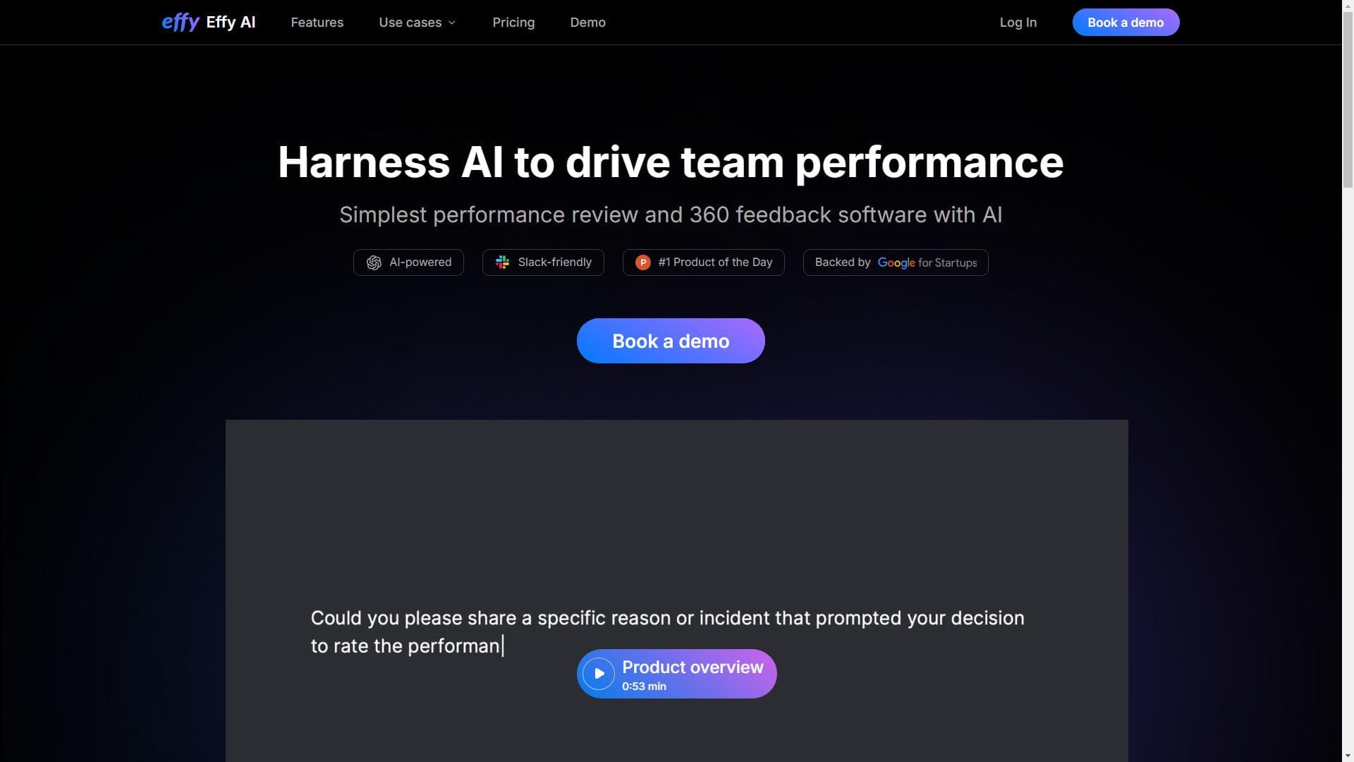 Effy AI：为团队提供高效的免费性能管理软件