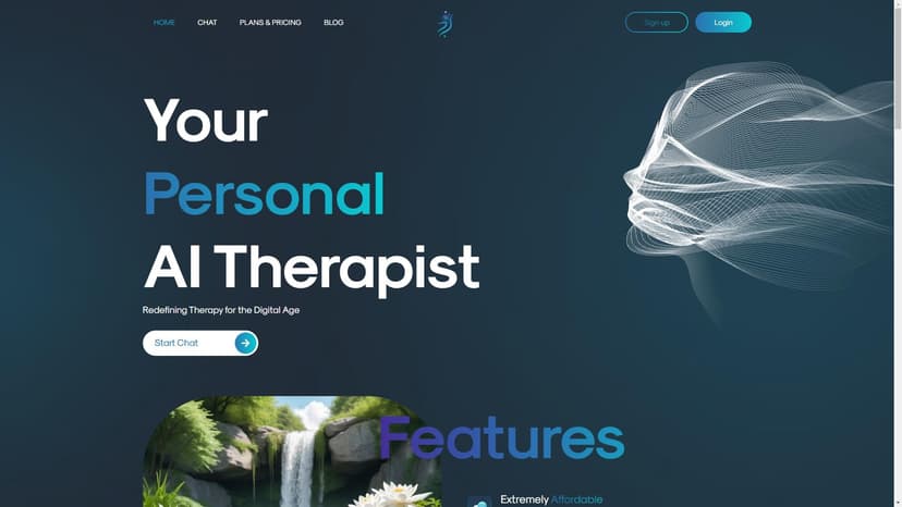 AI Therapist - Discover your free, online, personal and available 24/7 AI Therapist and take care of your Mental Health now!