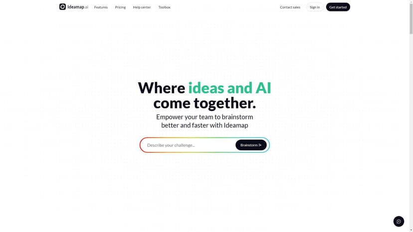 Ideamap - Ideamap是一款专为团队设计的思维工作区，利用AI技术提升创意力并进行协作。
