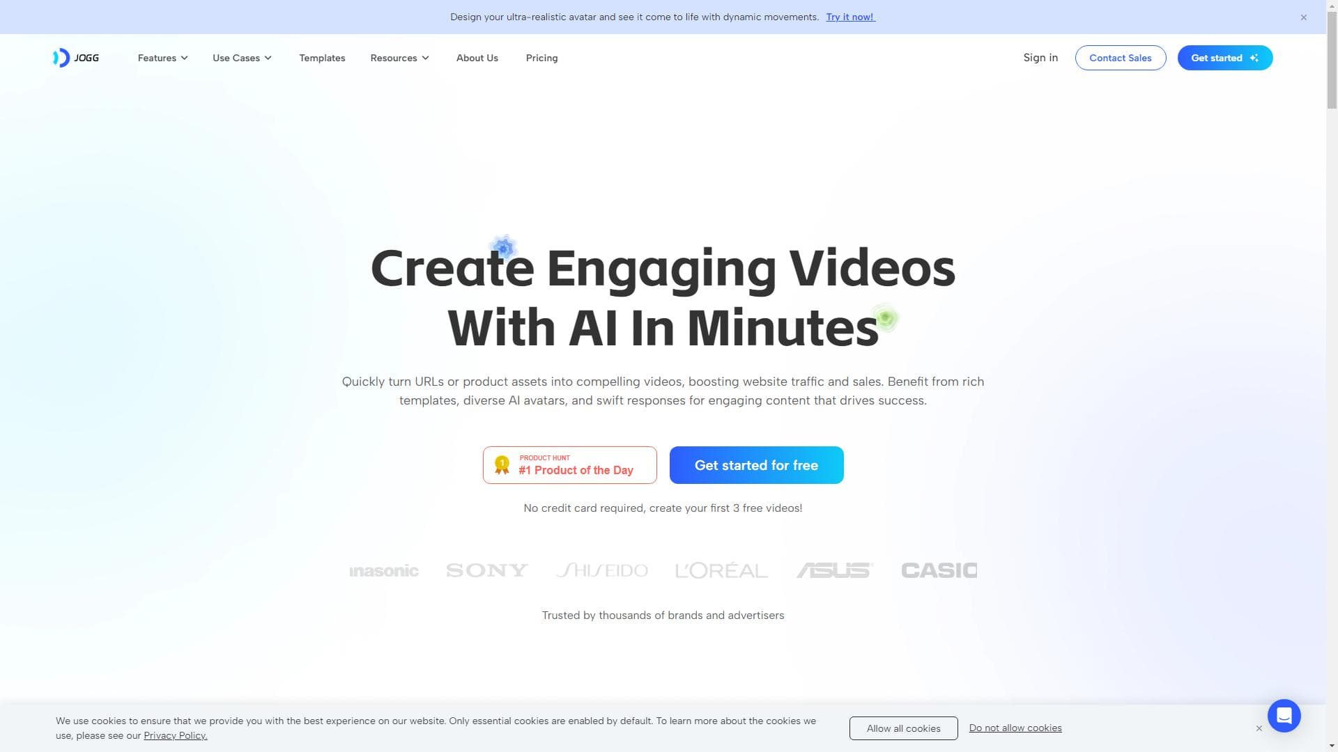 JoggAI - AI Video Generator with Lifelike AI Avatars
