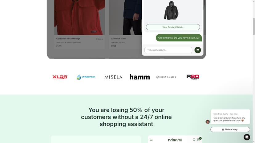 Juphy 3.0 - 24/7 Shopify AI销售助手，提高客户满意度。