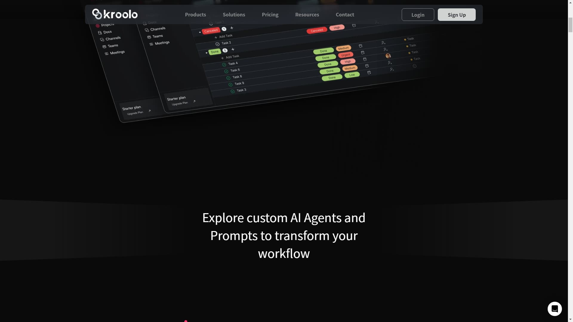 Kroolo——集成化的全AI驱动的生产力管理工具