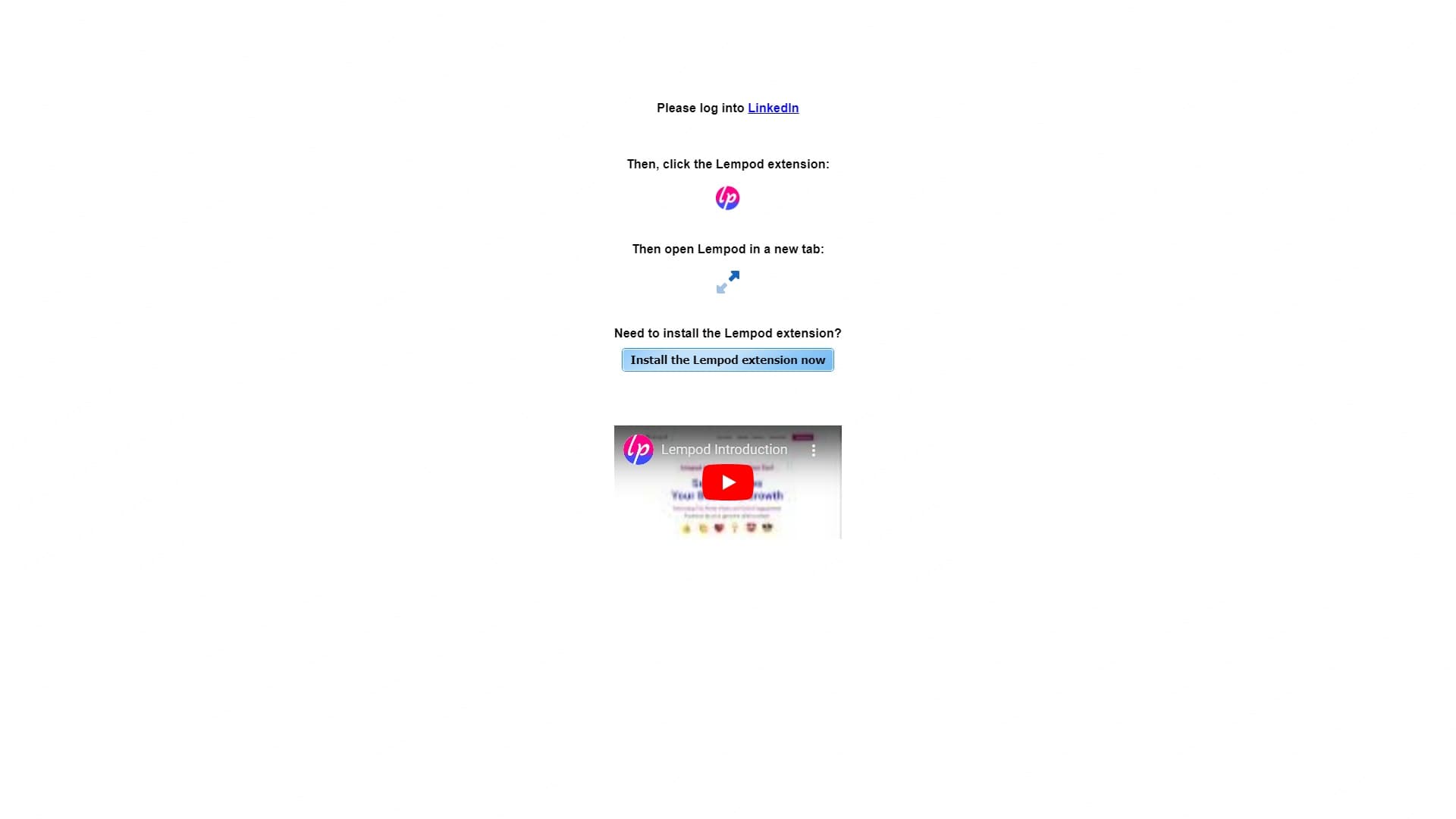 Lempod AI Powered LinkedIn Browser Extension | Lempod