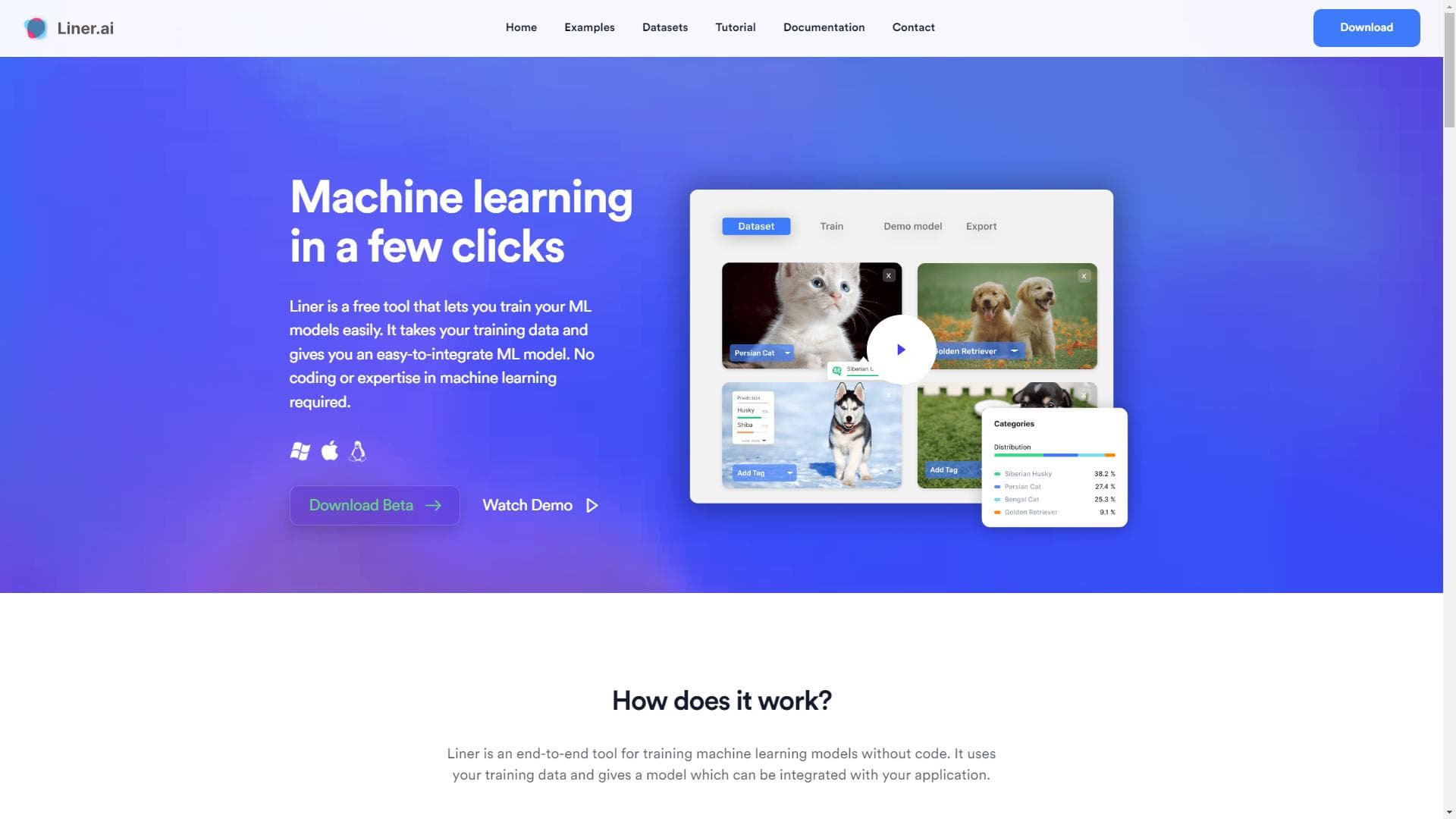 Liner.ai - 无需编码的机器学习工具