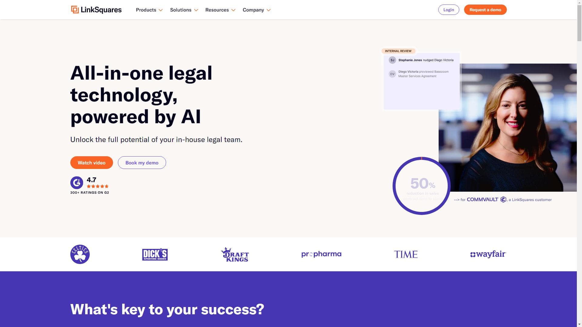 AI-Powered Contract Management for Legal Teams | LinkSquares