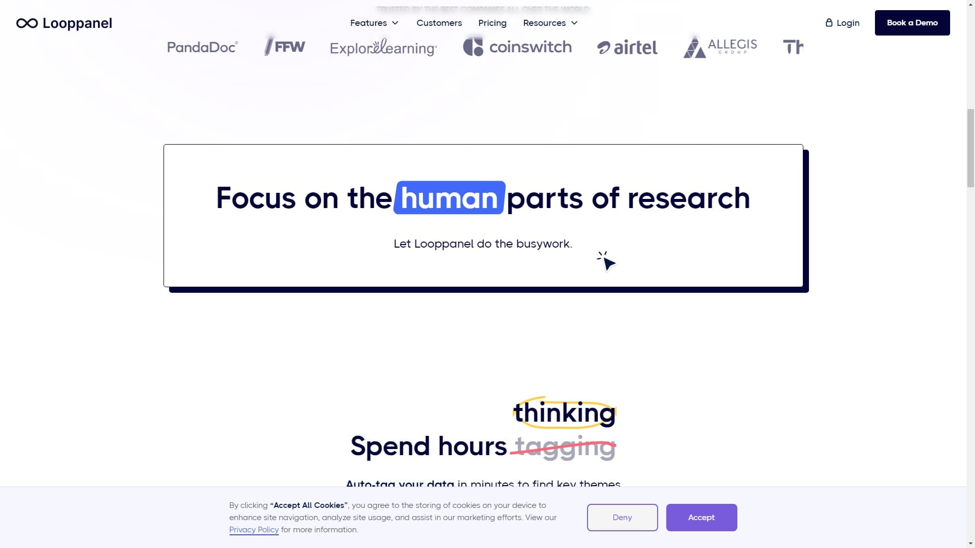 Looppanel | UX研究 AI 分析及存储库