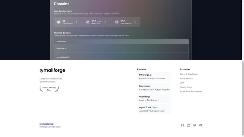 Mailforge - 使用Mailforge，轻松建立高质量邮件体系。