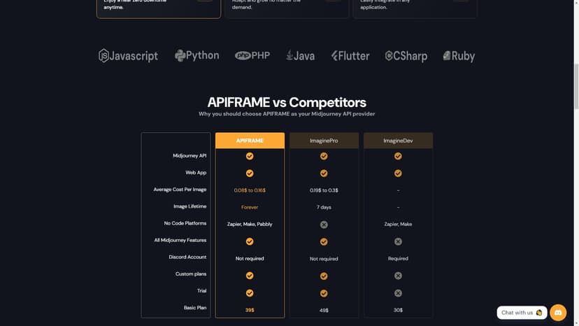 Midjourney API by APIFRAME - 无需编程，轻松生成AI图片——Midjourney API。