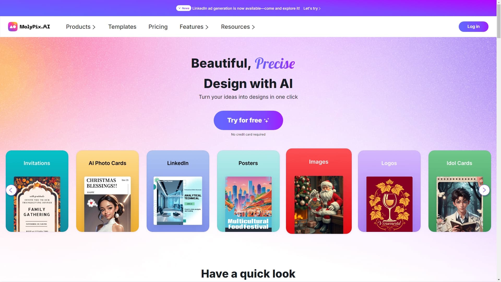 MolyPix.AI - 美丽、可编辑、无压力的图形设计工具