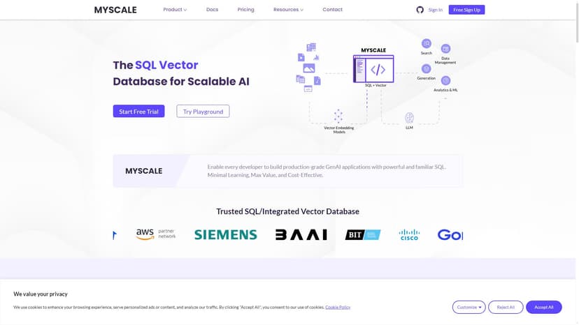 myscale.com - 高效多模向量搜索，快速发现洞见。