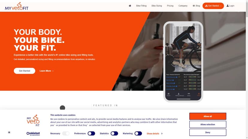 MyVeloFit - 发现美好骑行，MyVeloFit铸就全球领先的自行车匹配定制工具。