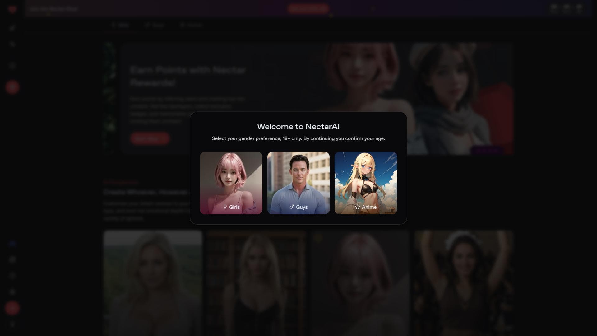 TryNectar’s AI Girlfriend - Create your Perfect Virtual Companion - Your dream AI girlfriend is a few clicks away