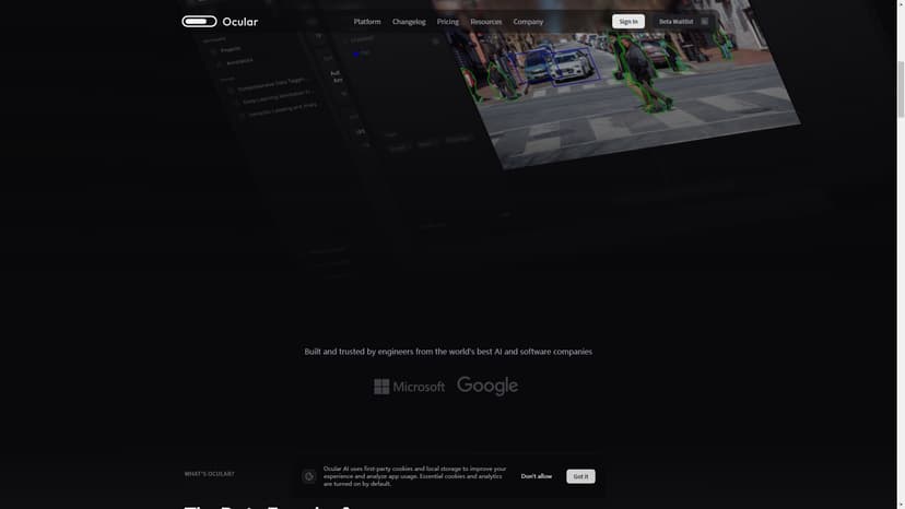 Ocular Foundry - Ocular Foundry是一款强大的工具，专为在AI领域工作的人员提供支持。它可以将巨量的未结构化数据转换成金色数据集，并且可以通过添加专业人士的反馈来增强模型。这使得开发者能够快速构建和部署高性能的AI应用程序。