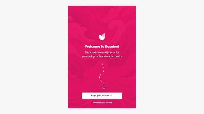 Rosebud - Rosebud是您的AI驱动的个人成长伙伴。通过它，您可以获得更深入的见解、保持动力，并且提高福祉。超过400万字记录。