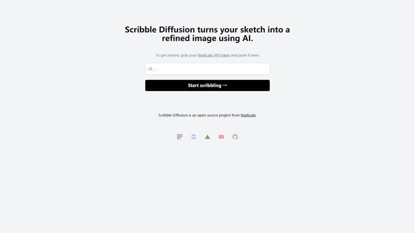 Scribble Diffusion - 将草图转化为精美图片，利用人工智能彰显完美细节。
