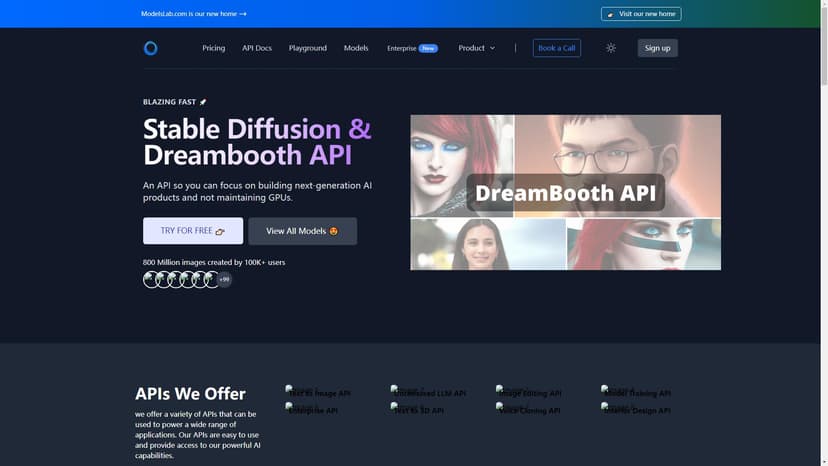 stablediffusion api - 快速生成优质图像，不需高配电脑。