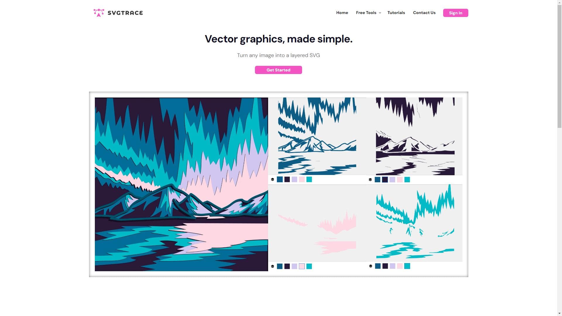 SvgTrace | Get any SVG for Free。