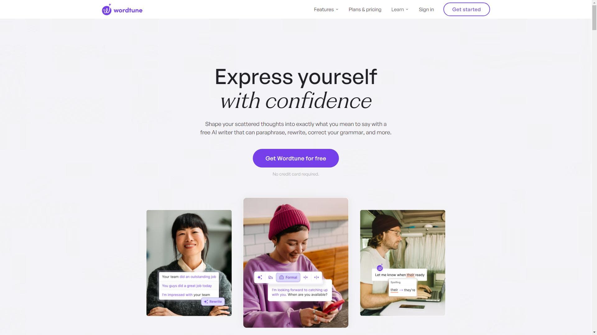 Wordtune — Express yourself with confidence