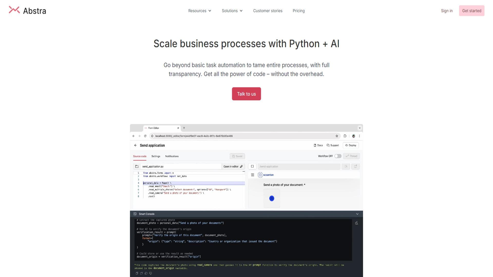 Abstra | 使用Python和AI扩展业务流程