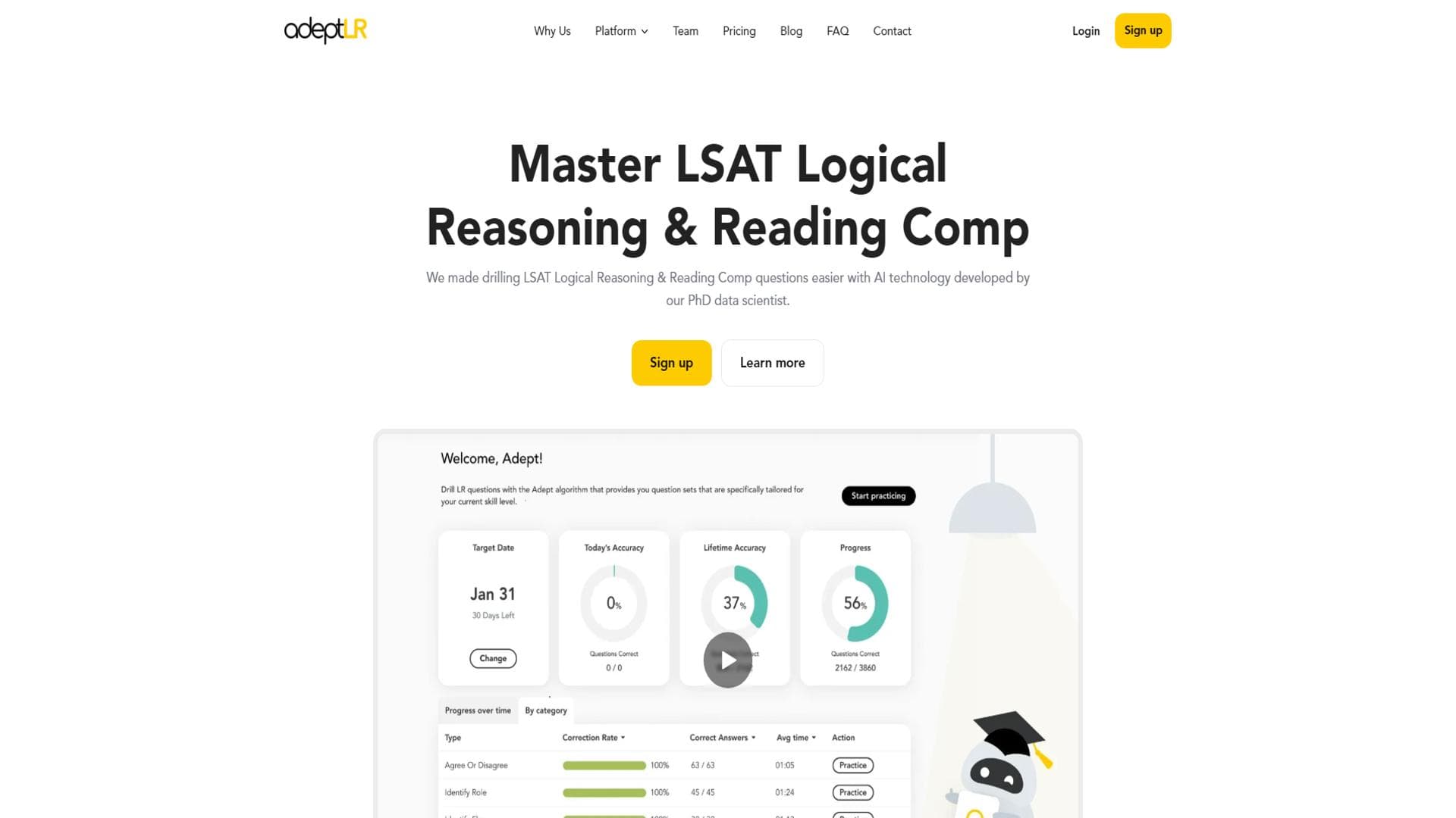 Master LSAT Logical Reasoning with AI | AdeptLR