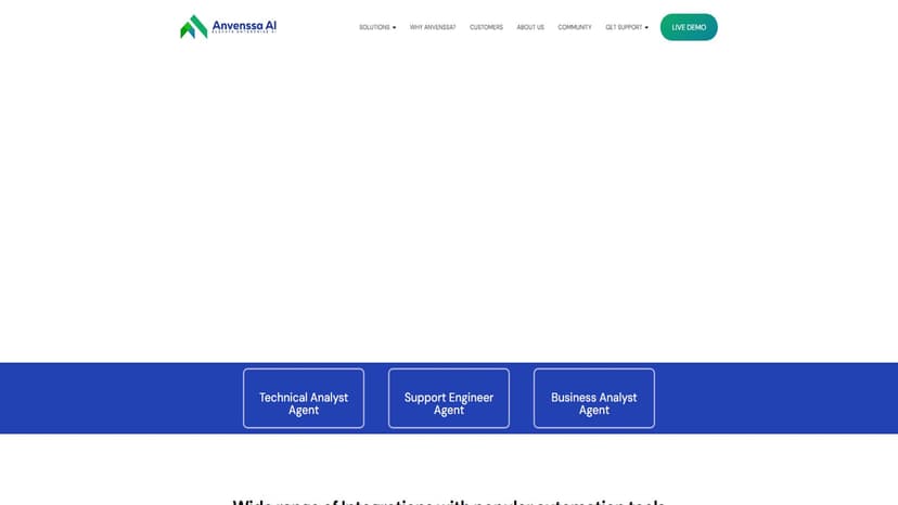 Anvenssa - Anvenssa是一家领先的AI软件开发公司，致力于创造创新解决方案以推动业务成功。