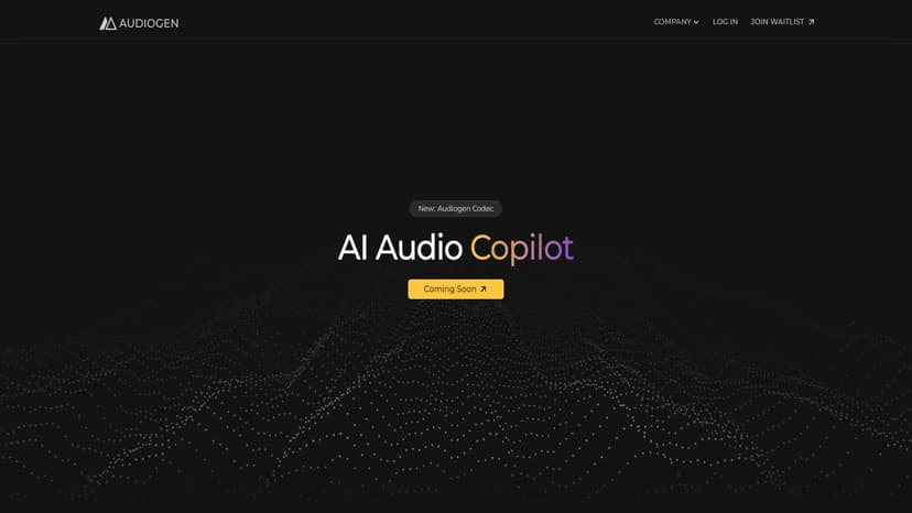 Audiogen - 创造独特音效，音乐AI助力。