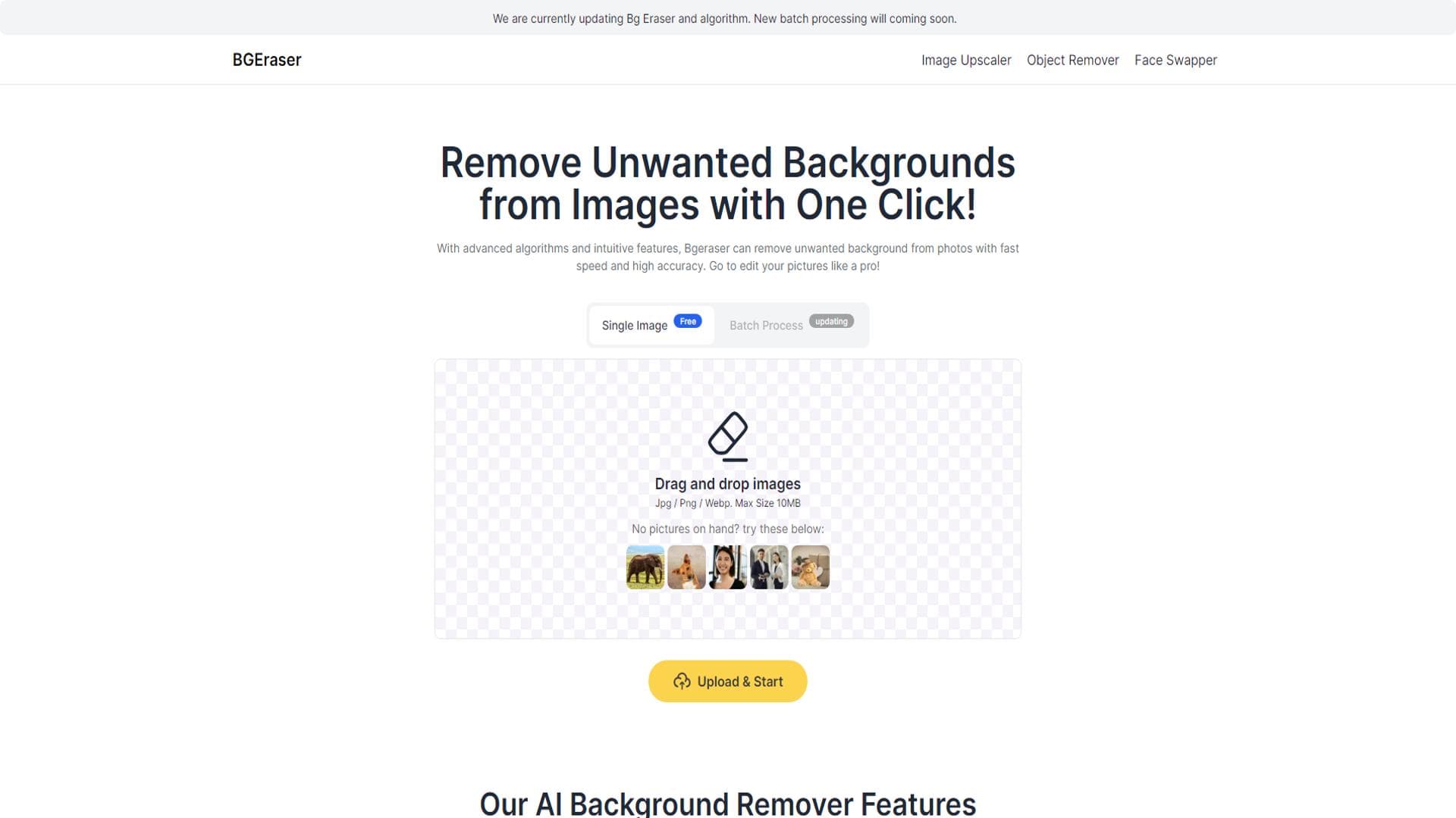 Bg Eraser | Remove Background from Image Online Free