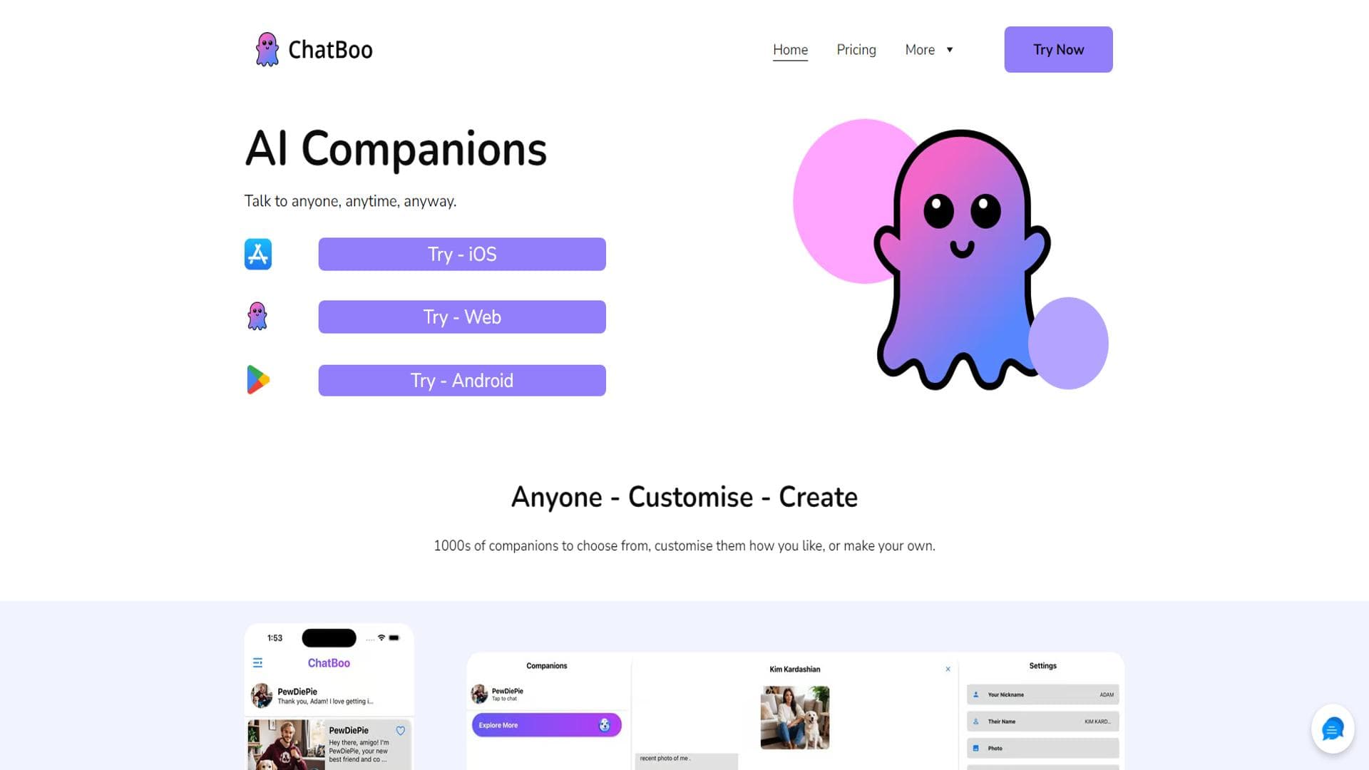 AI Companion | ChatBoo