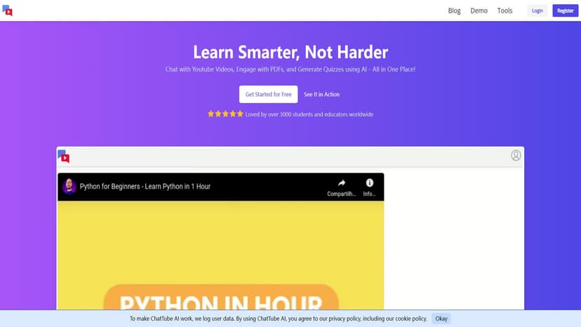 Chat with Youtube videos and PDF documents using AI - 使用ChatGPT与YouTube视频和PDF文档进行互动，提升教育体验。