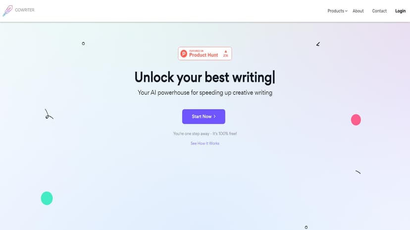 Co Writer - Co Writer是一款AI驱动的文本编辑器和内容生成器，旨在赋能作家并革新创意写作过程。