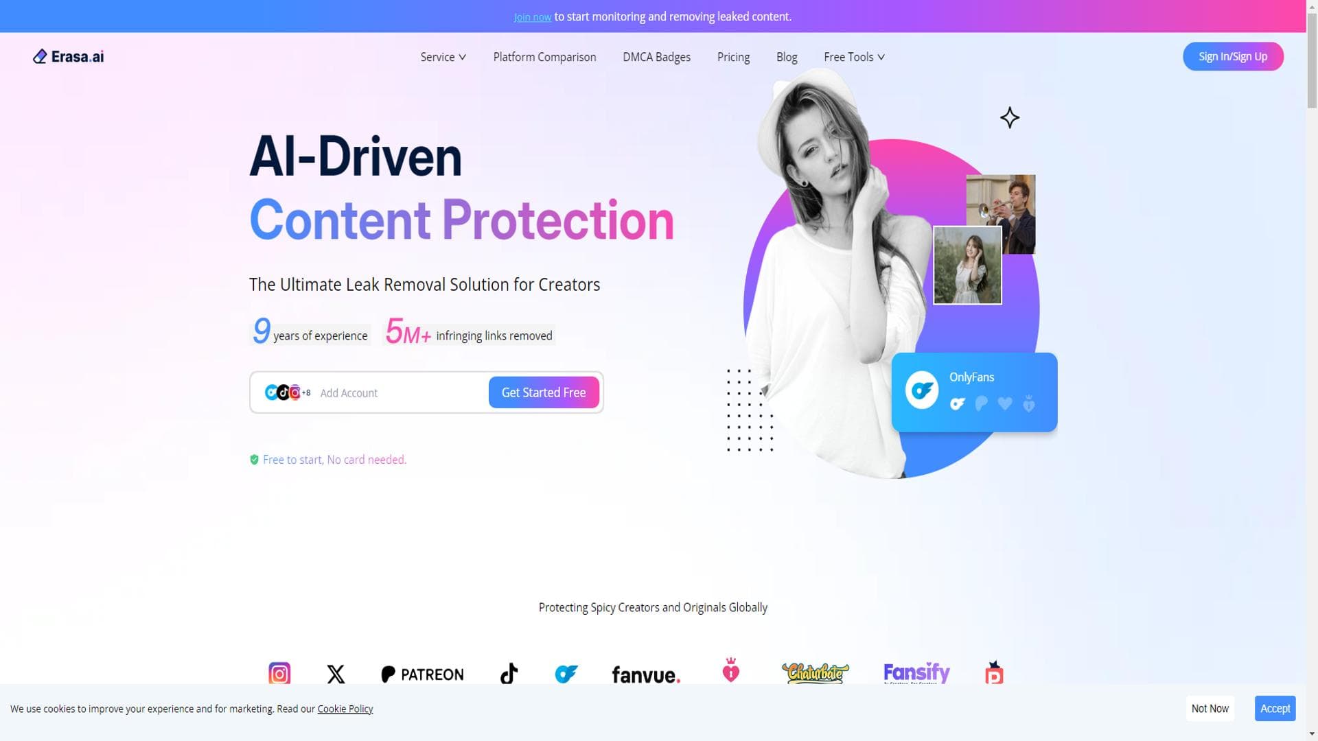 Erasa.ai - 快速内容移除的DMCA下架服务