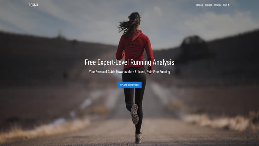 Forma Running Analysis - 由运动医学专家设计，AI驱动的免费跑步视频分析工具。