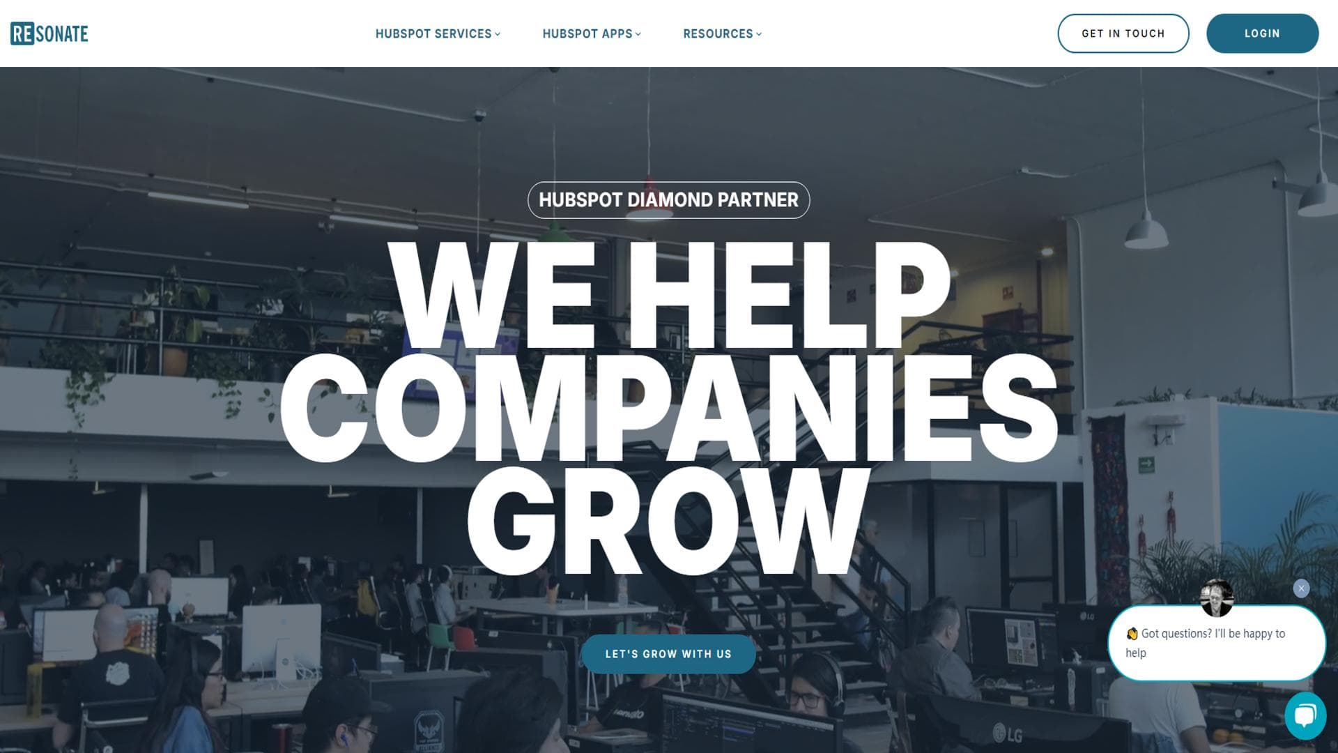 Hubspot Diamond Agency Partner - Resonate Growth Agency