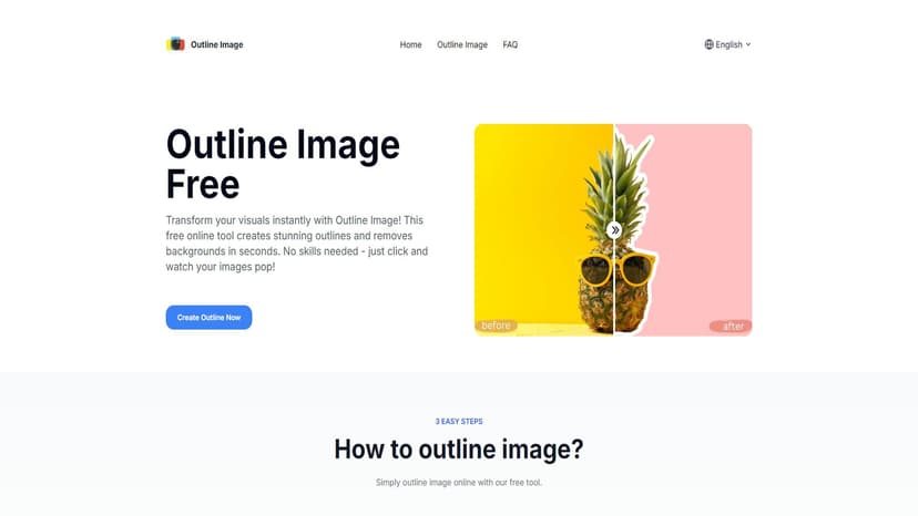 Outline Image Generator - 一款免费的在线工具，能够快速为图像添加轮廓并去除背景，操作简单无需注册。