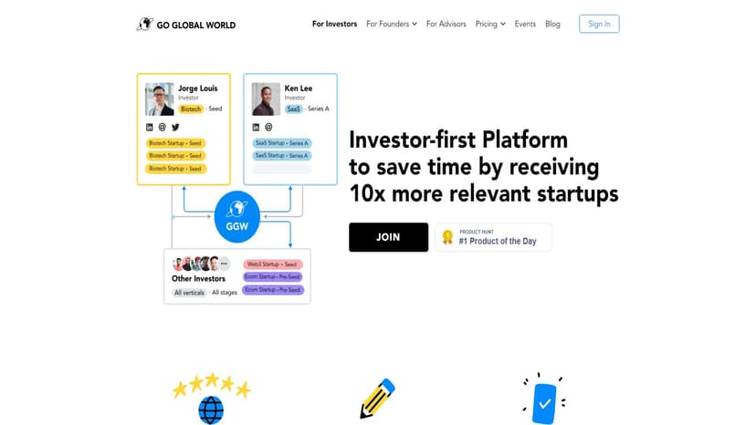 For investors - 为投资者提供多样化的投资机会和资源，涵盖多个行业和阶段。