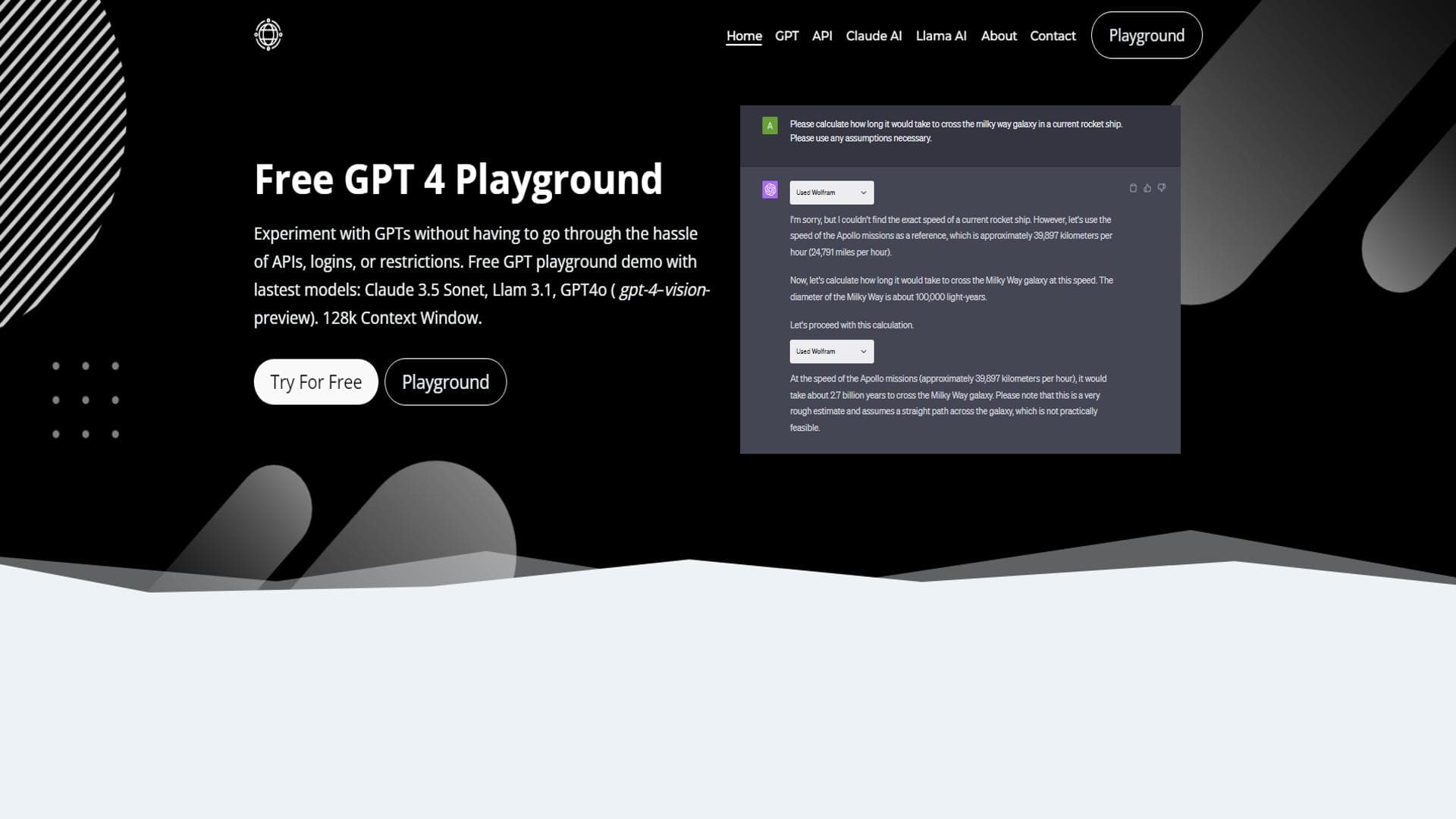 GPT4Free - Free GPT AI & ChatGPT PlayGround