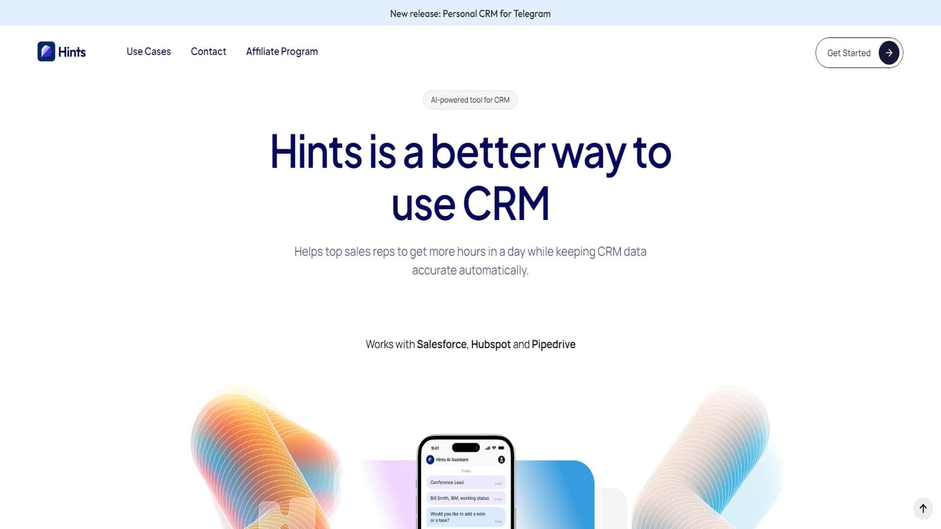Hints Sales AI Assistant | Hints AI