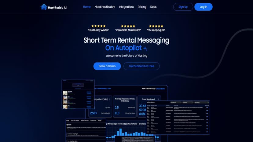 HostBuddy AI - HostBuddy AI，高效的主机管理工具。