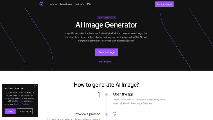 AI 图像生成器 - AI 图像生成器是一款简单易用的在线应用程序，允许您从文本提示中快速生成 AI 图像。只需输入描述即可获取独特的图片！我们的 AI 图像生成器完全免费，不需要注册。